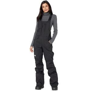 THE NORTH FACE Womens Freedom Insulated Snow Bibs 3XL SHORT Black Waterproof NWT